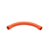 [040.040.0331] 25mm Sweep Bend 90Â° Heavy Duty Orange