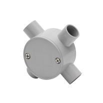 [040.040.0387] Junction Box 25mm 4 Way - 10 Pack