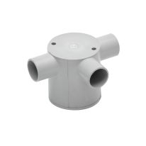 [040.040.0394] Deep Junction Box 20mm 3 Way - 10 Pack