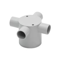 [040.040.0396] Deep Junction Box 20mm 4 Way - 10 Pack