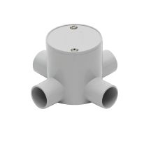 [040.040.0397] Deep Junction Box 25mm 4 Way - 10 Pack