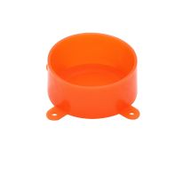 [040.040.0398] Orange Disposable junction box Lid With Lugs - 20 Pack