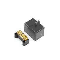 [040.050.0013] Neutral Link 100A 500V 5 Hole - Black