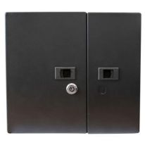 [015.004.0026] Lockable 2 Door FOBOT Wall Enclosure | Up to 48 Fibres (48 x LC or 24 x SC/ST)