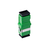 [015.002.0086] SC/APC OS1/OS2 Singlemode Through Coupler Flangeless Simplex| Green