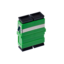 [015.002.0085] SC/APC OS1/OS2 Singlemode Through Coupler Flangeless Duplex | Green