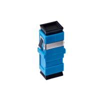 [015.002.0083] SC OS1/OS2 Singlemode Through Coupler Flangeless Simplex | Blue