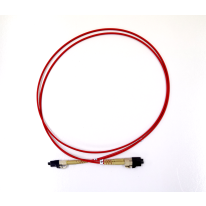 [FL.OM1LCLC1MR] 1m LC-LC OM1 Multimode Fibre Optic Cable: Red