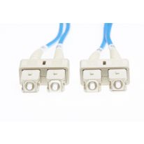 [FL.OM4SCSC5MB] 5m SC-SC OM4 Multimode Fibre Optic Cable: Blue