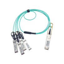 [AOCQSFP-40G-4-3M-JUN] Juniper Compatible (JNP-QSFP-AOCBO-3M) AOC, QSFP+-4SFP, 40G, 3M, Active Optical Cable. AOCQSFP+-4-3M-JUN