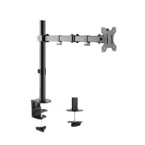 [012.001.1030] Single Arm Double Joint Monitor Bracket. Supports up to 32" Monitor