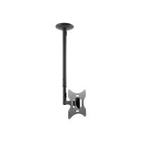 [012.001.0112] Telescopic Flat TV Ceiling Mount Bracket 13" to 32" Full Motion | Max VESA 200 x 200
