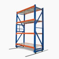 [ZMKIT-200-060-240] Heavy Duty Mobile Shelving 2400H x 2000W x 600D