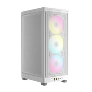 Corsair CC-9011247-WW 2000D Airflow RGB White Mini-ITX Case