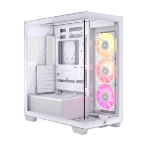 Corsair CC-9011281-WW iCUE LINK 3500X RGB Tempered Glass Mid-Tower E-ATX Case White