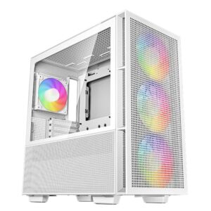 Deepcool R-CH560-WHAPE4-G-1 CH560 White Tempered Glass E-ATX Case