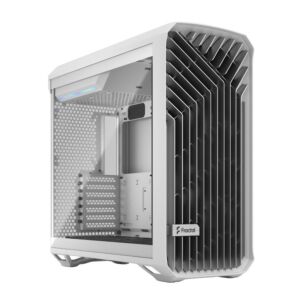 Fractal Design Torrent FD-C-TOR1A-03 Tempered Glass Clear Tint E-ATX Mid-Tower Case White