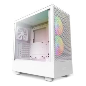 NZXT CC-H51FW-R1 H5 Flow RGB Edition ATX Mid Tower Case White