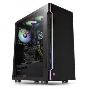 [CA-1M3-00M1WN-00] Thermaltake CA-1M3-00M1WN-00 H200 TG RGB Mid-Tower Black Case