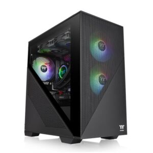 [CA-1S4-00S1WN-00] Thermaltake CA-1S4-00S1WN-00 Divider 170 ARGB Tempered Glass ATX Micro Case Black Edition