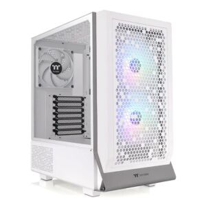 [CA-1Y2-00M6WN-00] Thermaltake CA-1Y2-00M6WN-00 Ceres 300 Tempered Glass ARGB Mid Tower E-ATX Case Snow Edition