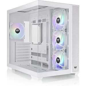 [CA-1Z2-00M6WN-00] Thermaltake CA-1Z2-00M6WN-00 View 380 Tempered Glass ARGB Mid Tower ATX Case Snow White Edition