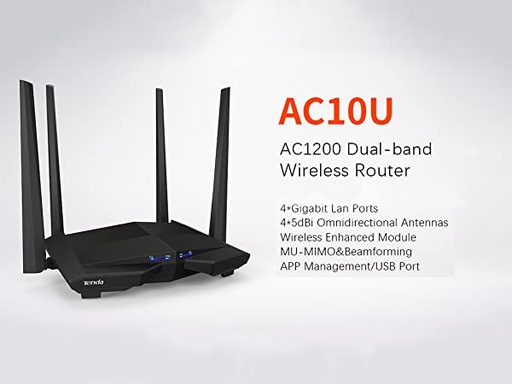 [AC10U] Tenda AC10U AC1200 1200Mbps Dual Band WiFi Wireless Gigabit Router NBN Ready