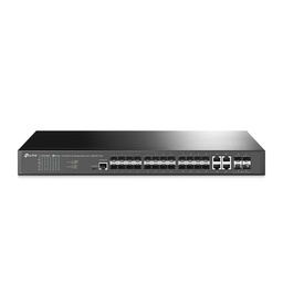 [TL-SG3428XF] TP-Link TL-SG3428XF JetStream 24-Port SFP L2+ Managed Switch with 4 10GE SFP+ Slots  Omada