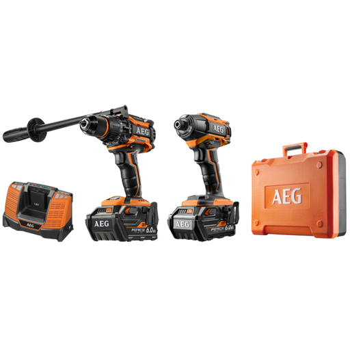 [BSB18F2-602C] 18V 2 Piece FUSION Heavy Duty 6.0Ah FORCE Kit BSB18F2-602C
