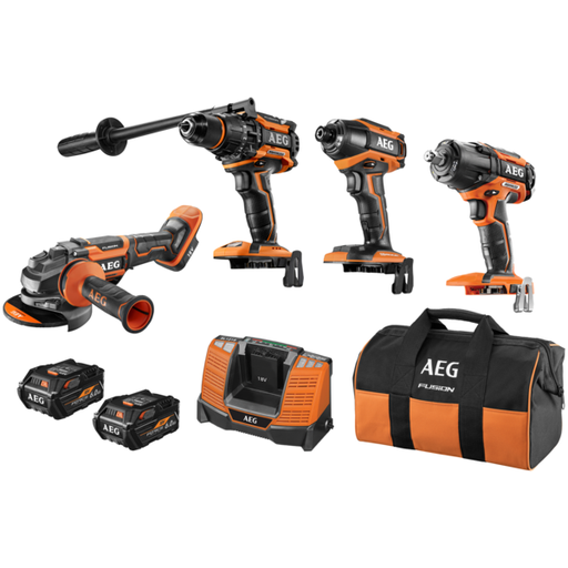 [BSB18F4-602B1] 18V 6.0Ah 4 Piece Combo Kit w/ FUSION & FORCE BSB18F4-602B1