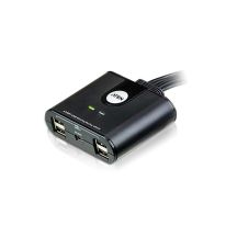 [US424] Aten US424 4x4 USB 2.0 Peripheral Switch With Remote Port Selector