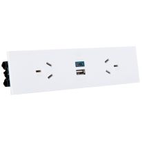 [015.022.0000] OE Elsafe: QIKFIT Twin USB Fast Charger TUF - White