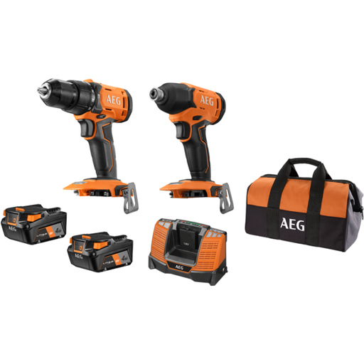 [A18X242B] 18V 2-Piece 4.0Ah Combo Kit A18X242B