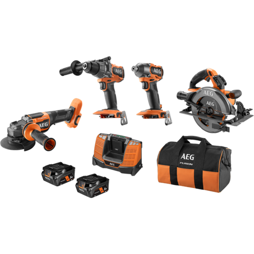 [A18FX452B] 18V FUSION 4-Piece 5.0Ah FORCE Kit