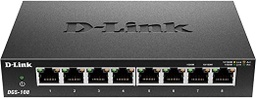 [DGS-108] DGS-108 8-Port Gigabit Desktop Switch (Metal Housing)