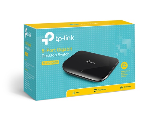 [TL-SG1005D] G1005D TL-S - 5-Port Gigabit Desktop Switch