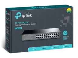 [TL-SG1024D] G1024D TL-S - 24-Port Gigabit Desktop/Rackmount Switch