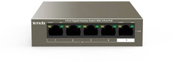 [DGS-105] G1105P Tenda TE-4-63W 5-Port Gigabit Desktop Switch w/ 4-Port PoE