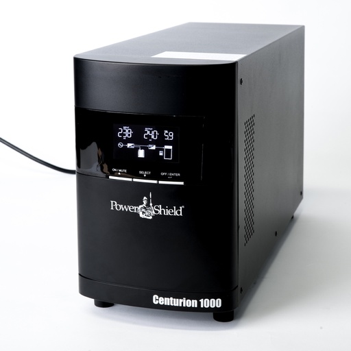 [9346909000194] PowerShield Centurion Tower UPS 1000VA/900W, 10A input, 4 AUS sockets, hot-swappable batteries, 2-year warranty