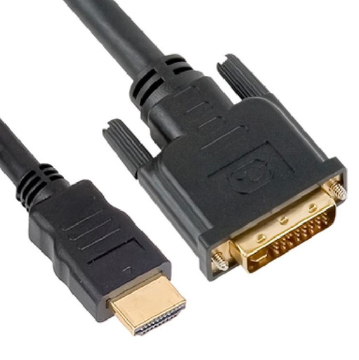 [9320300512067] Astrotek 5m HDMI to DVI-D Adapter Converter Cable - Male to Male 30AWG Gold Plated PVC Jacket for PS4 PS3 Xbox 360 Monitor PC Computer Projector DVD