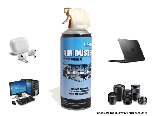 [855819004028] 8Ware Air Duster Compressed Can Spray Safety High Pressure Dust Remove to Clean Keyboard Mainboard Video Card PC Laptop Camera Mobile Car 400ml 285g