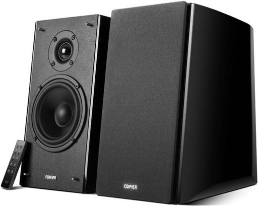 [6923520264346] Edifier R2000DB Powered Bluetooth Bookshelf Speakers 25mm Eagle Eye tweeters High-gloss piano design Dual RCA Input with Remote Easy Optical Input
