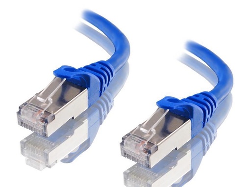 [9320422519616] Astrotek CAT6A Shielded Ethernet Cable 2m Blue Color 10GbE RJ45 Network LAN Patch Lead S/FTP LSZH Cord 26AWG