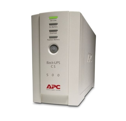 [731304016359] APC Back-UPS 500VA/300W Standby UPS, Tower, 230V/10A Input, 4x IEC C13 Outlets, Lead Acid Battery, User Replaceable Battery