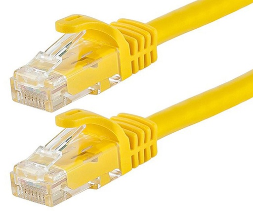 [9320422519135] Astrotek CAT6 Cable 1m - Yellow Color Premium RJ45 Ethernet Network LAN UTP Patch Cord 26AWG CU Jacket