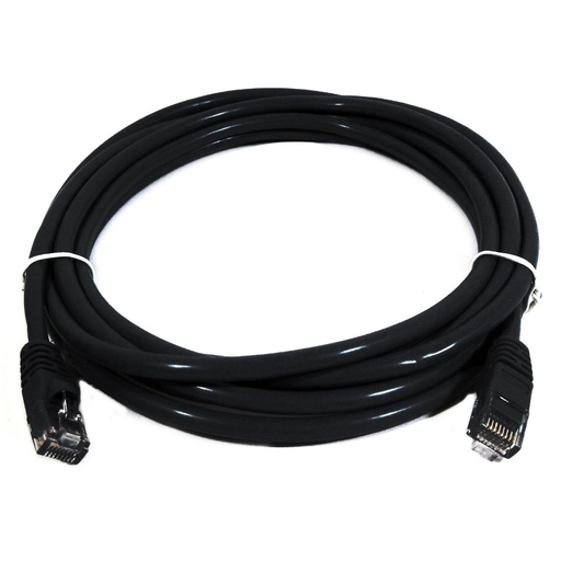 [9341756015629] 8Ware CAT6A Cable 0.25m (25cm) - Black Color RJ45 Ethernet Network LAN UTP Patch Cord Snagless