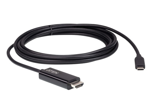 [4719264647628] Aten USB-C to HDMI 4K 2.7m Cable, supports up to 4K @ 60Hz with high quality cable
