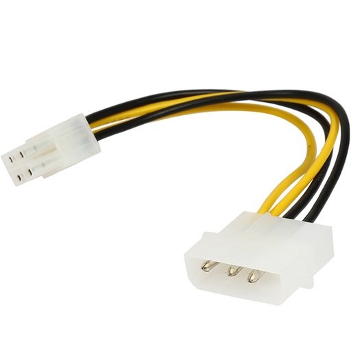 [9320201000526] Astrotek Internal Power Molex Cable 20cm - 4 pins to 8 pins ATX EPS 12V Motherboard Power Supply Adapter Converter
