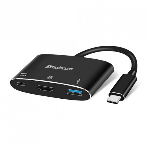 [9350414001553] Simplecom DA310 USB 3.1 Type C to HDMI USB 3.0 Adapter with PD Charging (Support DP Alt Mode and Nintendo Switch)