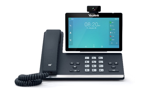 [6938818303157] Yealink T58A-C 16 Line IP HD Android Video Phone, 7" 1024 x 600 colour touch screen, HD voice, Dual Gig Ports, Built in Bluetooth and WiFi, EOS